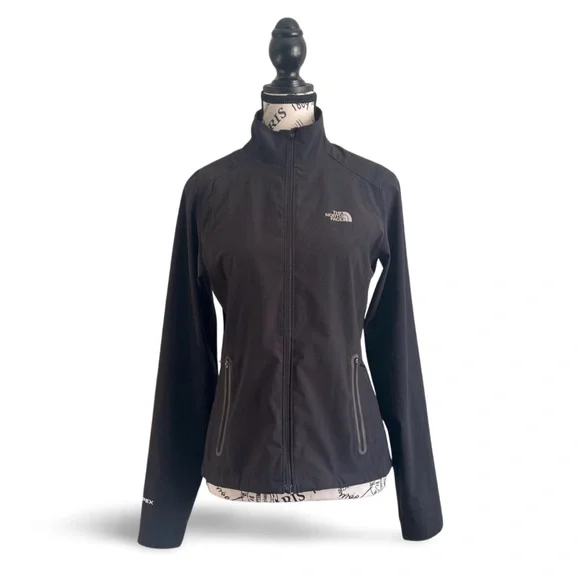 The North Face Apex Bionic Softshell Jacket Small Black Lightweight Windbreaker - Picture 1 of 7